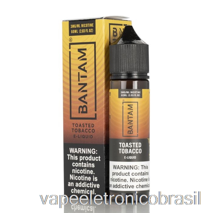 Vape Recarregável Tabaco Torrado - Bantam Vape - 60ml 0mg